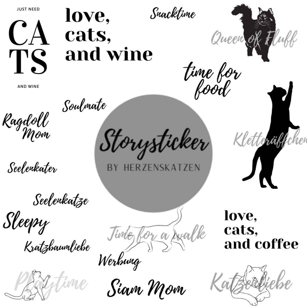 Instagram Storysticker (50 Sticker)