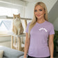 T-Shirt lilac | bonjour