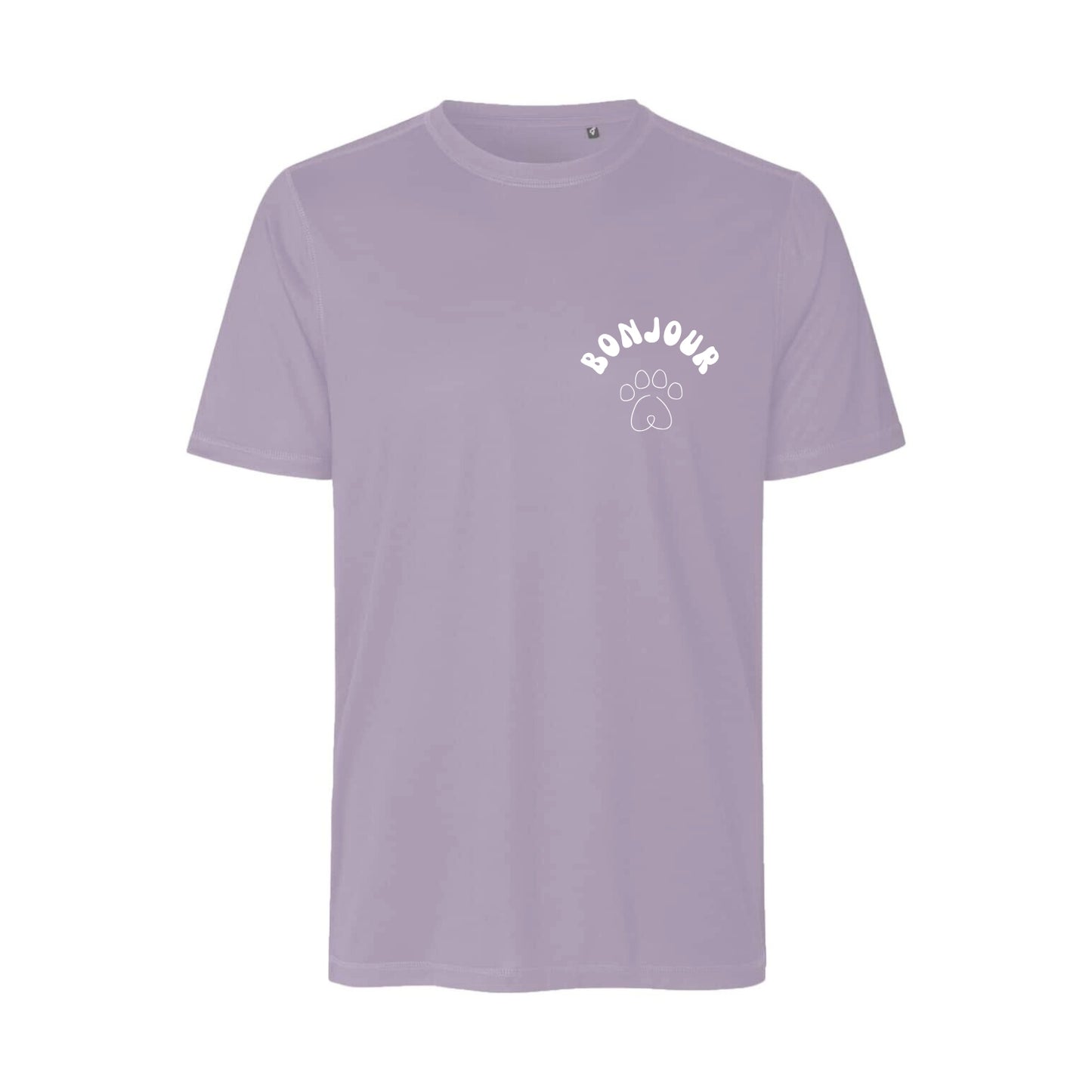T-Shirt lilac | bonjour