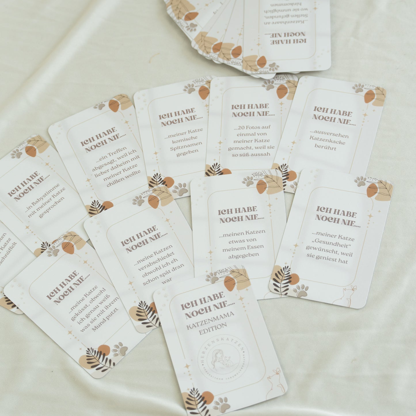 Kartenspiel "Ich habe noch nie... - Katzenmama Edition"