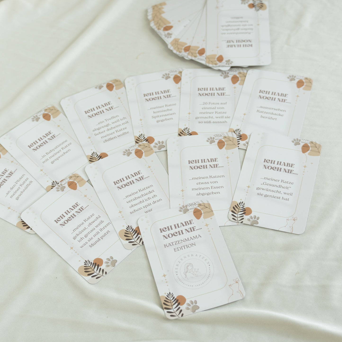 Kartenspiel "Ich habe noch nie... - Katzenmama Edition"