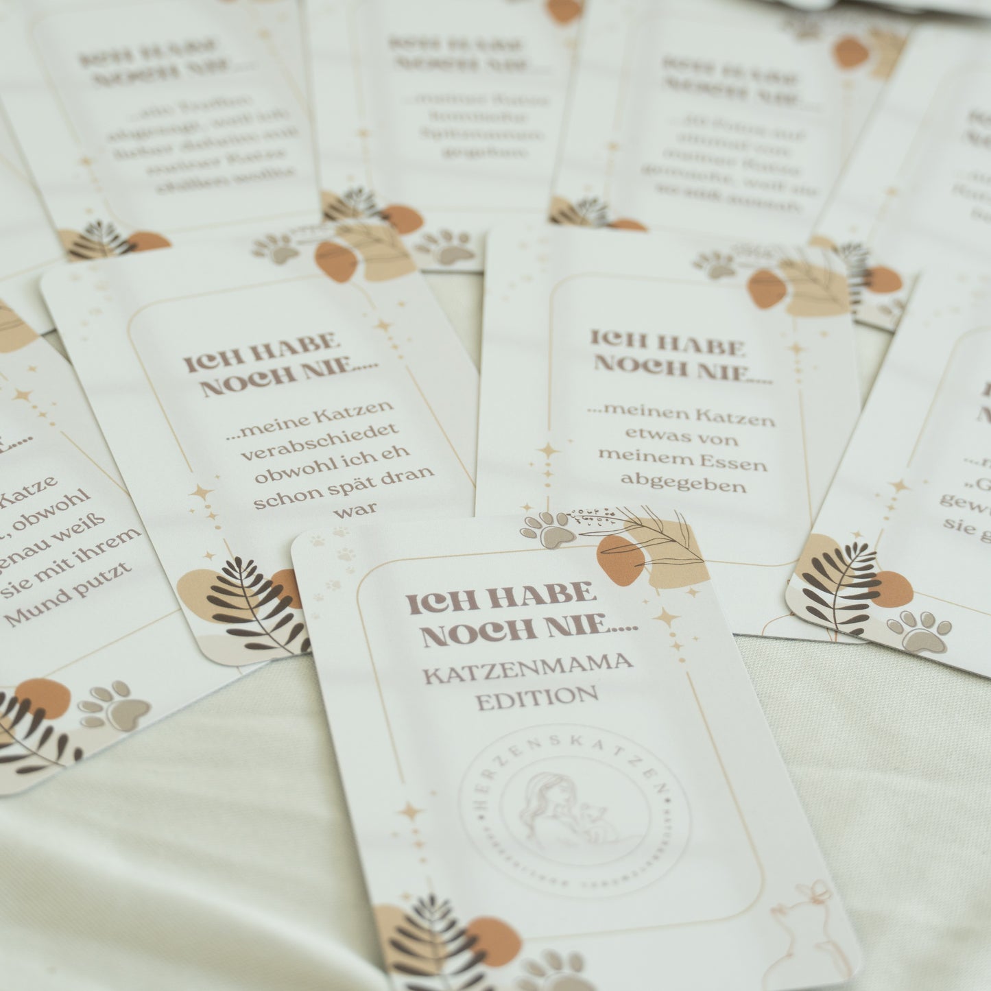 Kartenspiel "Ich habe noch nie... - Katzenmama Edition"