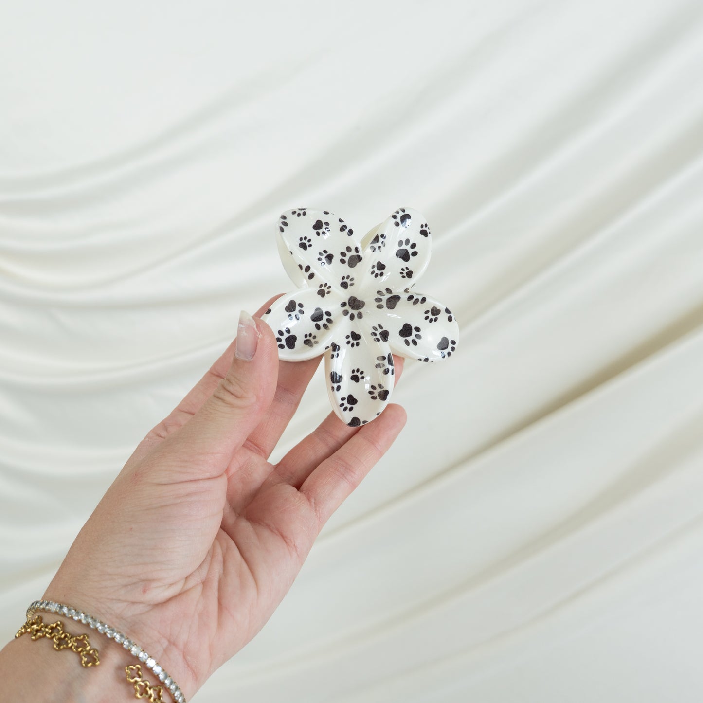 Pfoten Haarklammer 3er Set