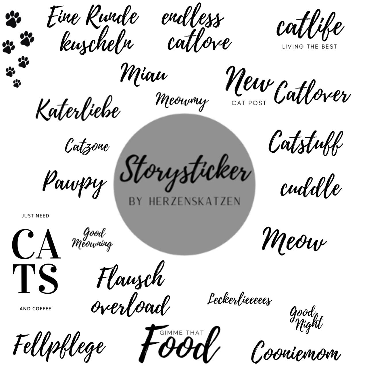 Instagram Storysticker (50 Sticker)